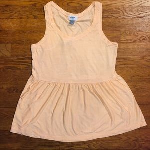 🌴$3/20 Old Navy Peplum Tank Top-Size S -NWT